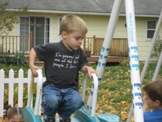 Nancy Applegate's album, Great grand kids playing
