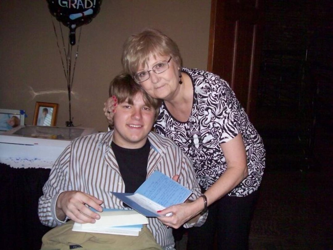 Dana Fields' album, Blake's graduation