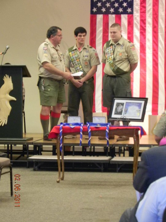 Sandra Lankford's album, Presentation of Eagle Scouts - George Harris & Ricky Rojas (Ge
