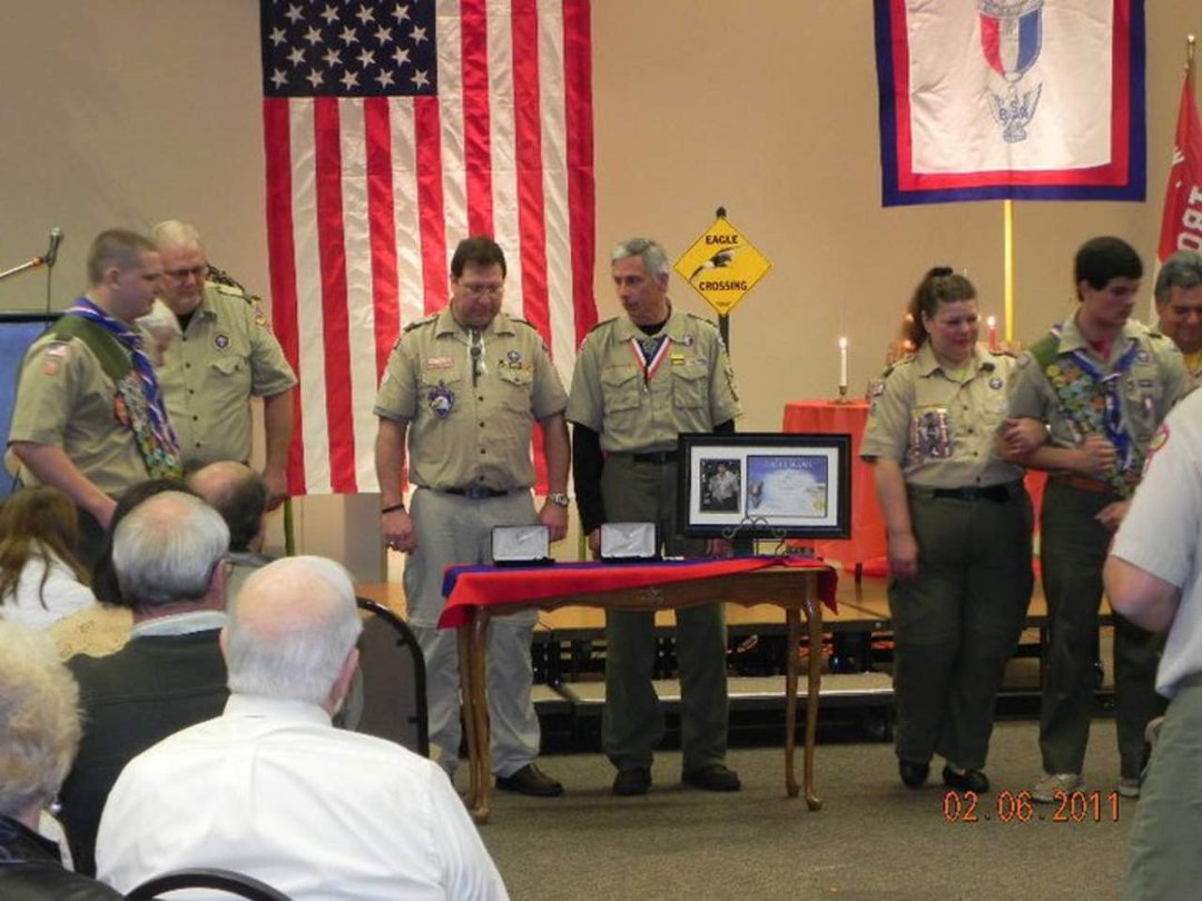Sandra Lankford's album, Presentation of Eagle Scouts - George Harris & Ricky Rojas (Ge