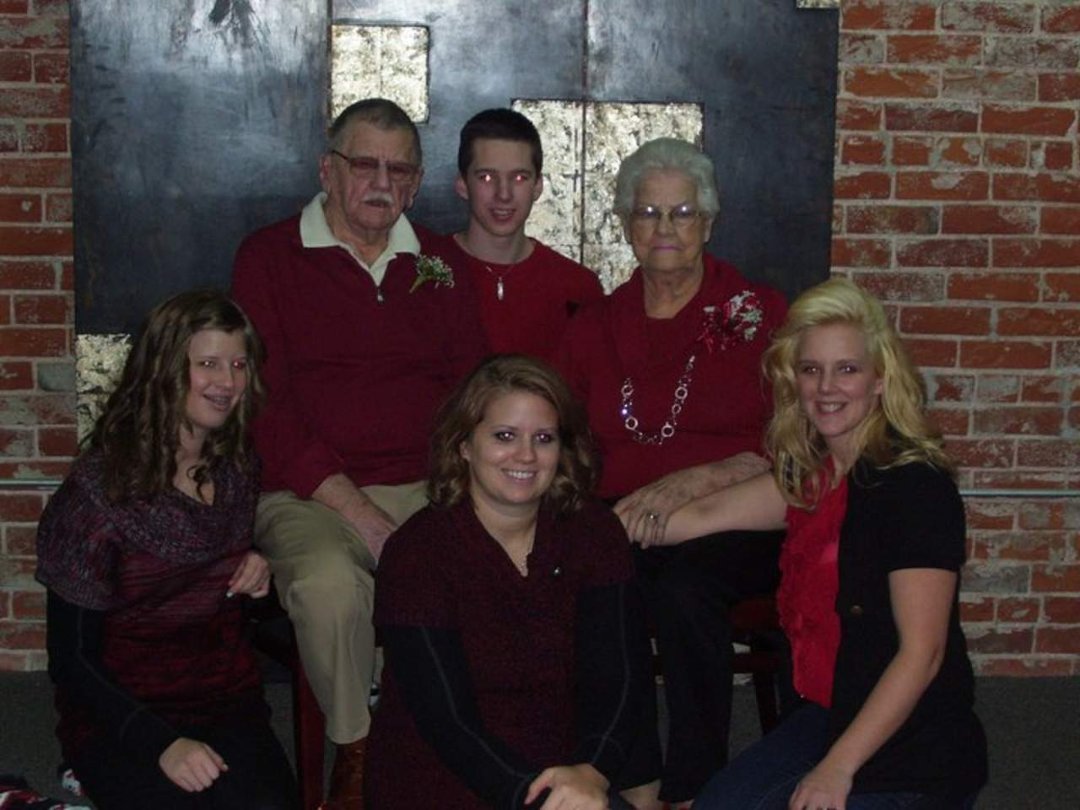 Sharon Simmons' album, mom and dads anniversary  66 th