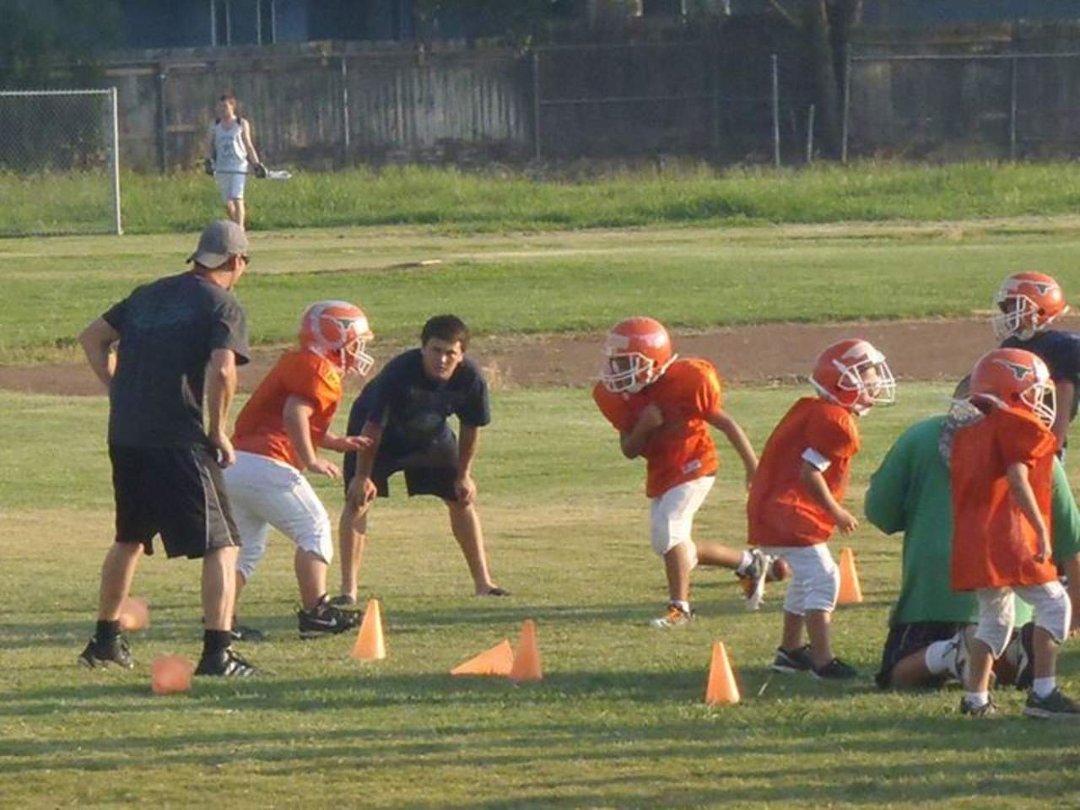 Jamie Alirez's album, Jesse and Landon's football practice