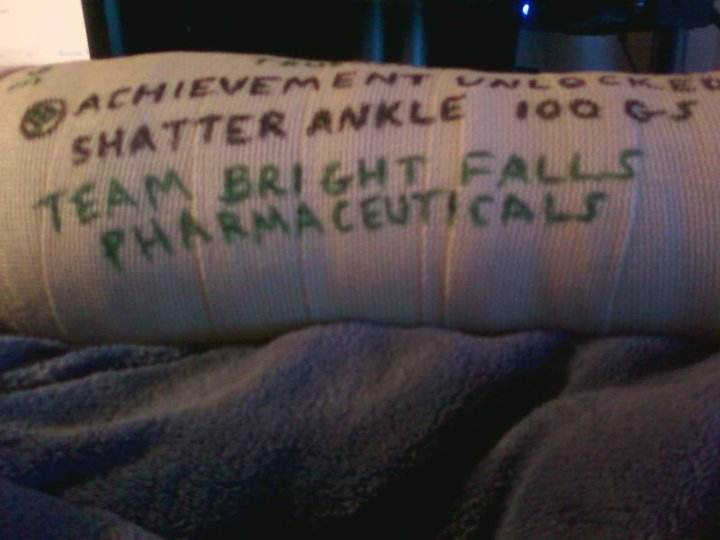 Curtis Springer's album, November, 12th 2010 Broken Ankle