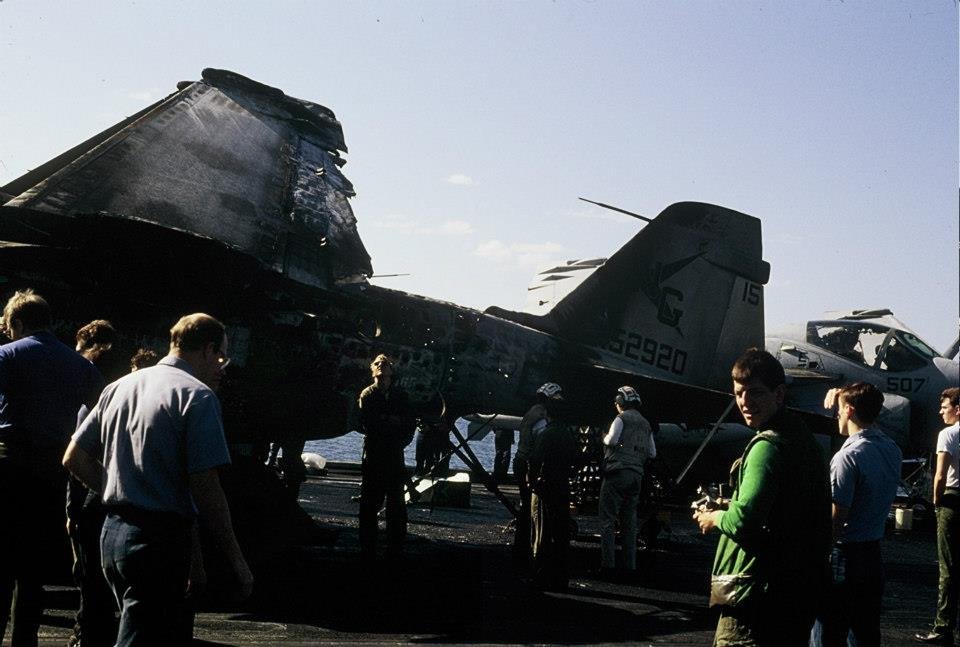 John Sudduth's album, USS NIMITZ Flight Deck Fire