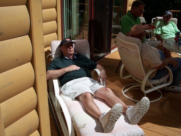 David Flockhart's album, golf trip