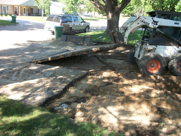 James Behne's album, New driveway