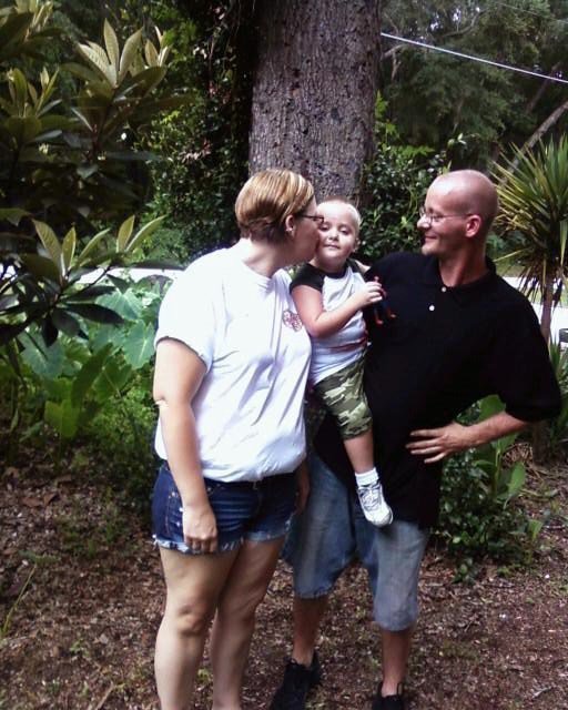 Stacy Keller's album, Me and my son Aaron