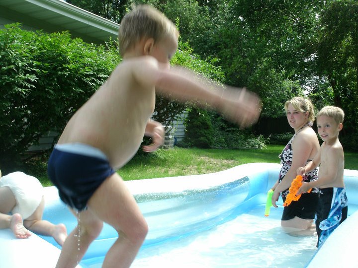 Cecelia Van Over's album, pool time