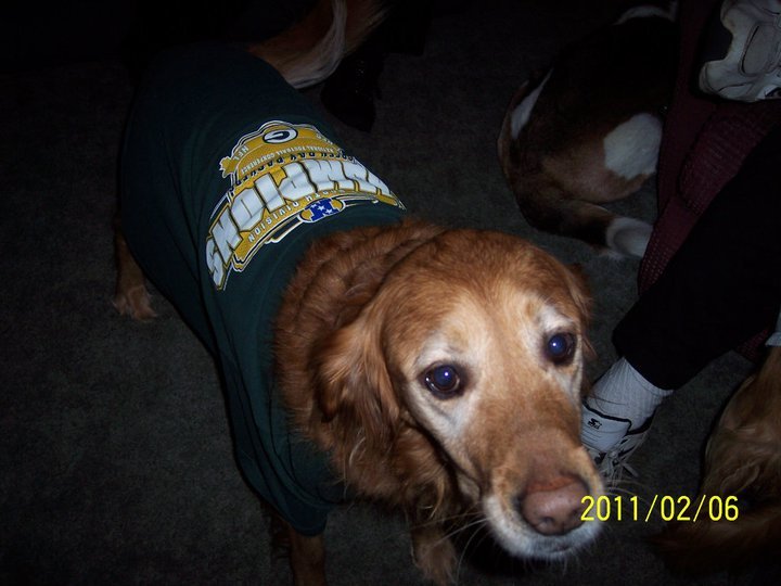 Janet Lampton's album, superbowl packerbackers