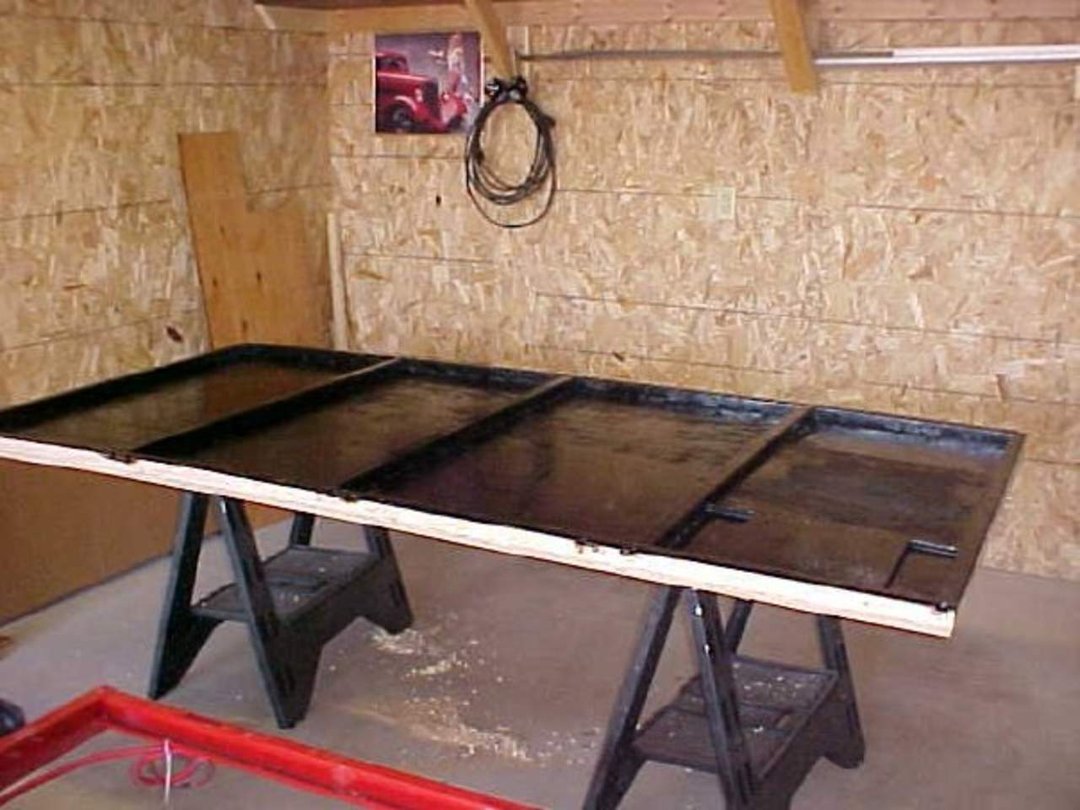 Sue Meng's album, Teardrop trailer that Gary built