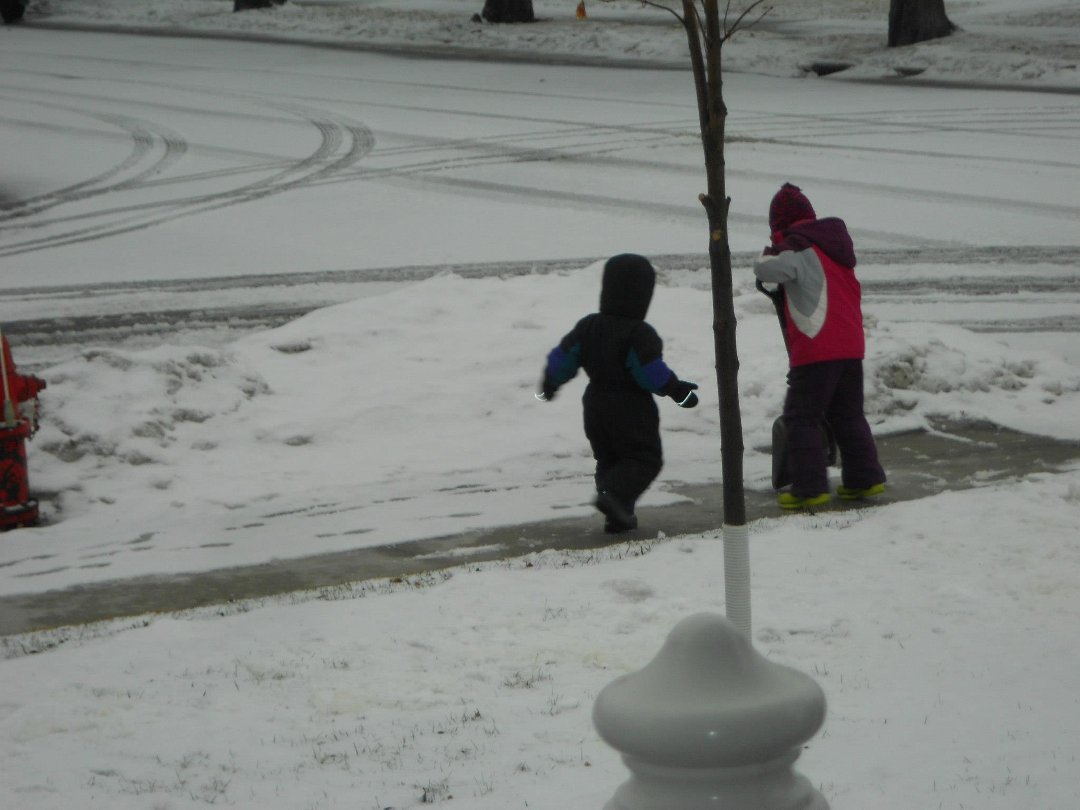 Maxine Walter's album, Outdoor fun, the kids love to be outside.