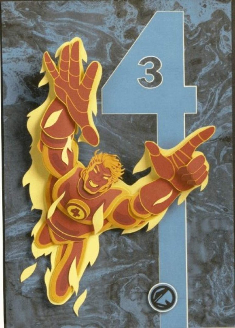 David Deitrick's album, Cut-paper Sculpture