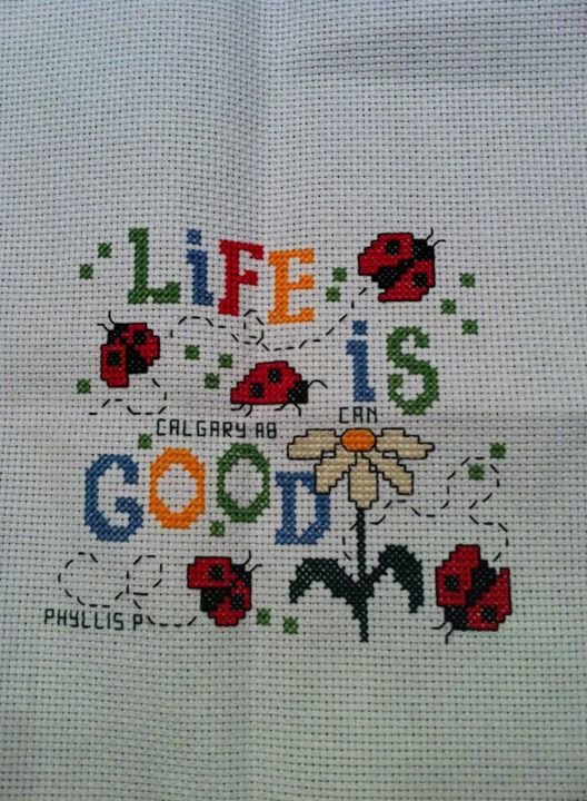 Phyllis Parker's album, Stitching