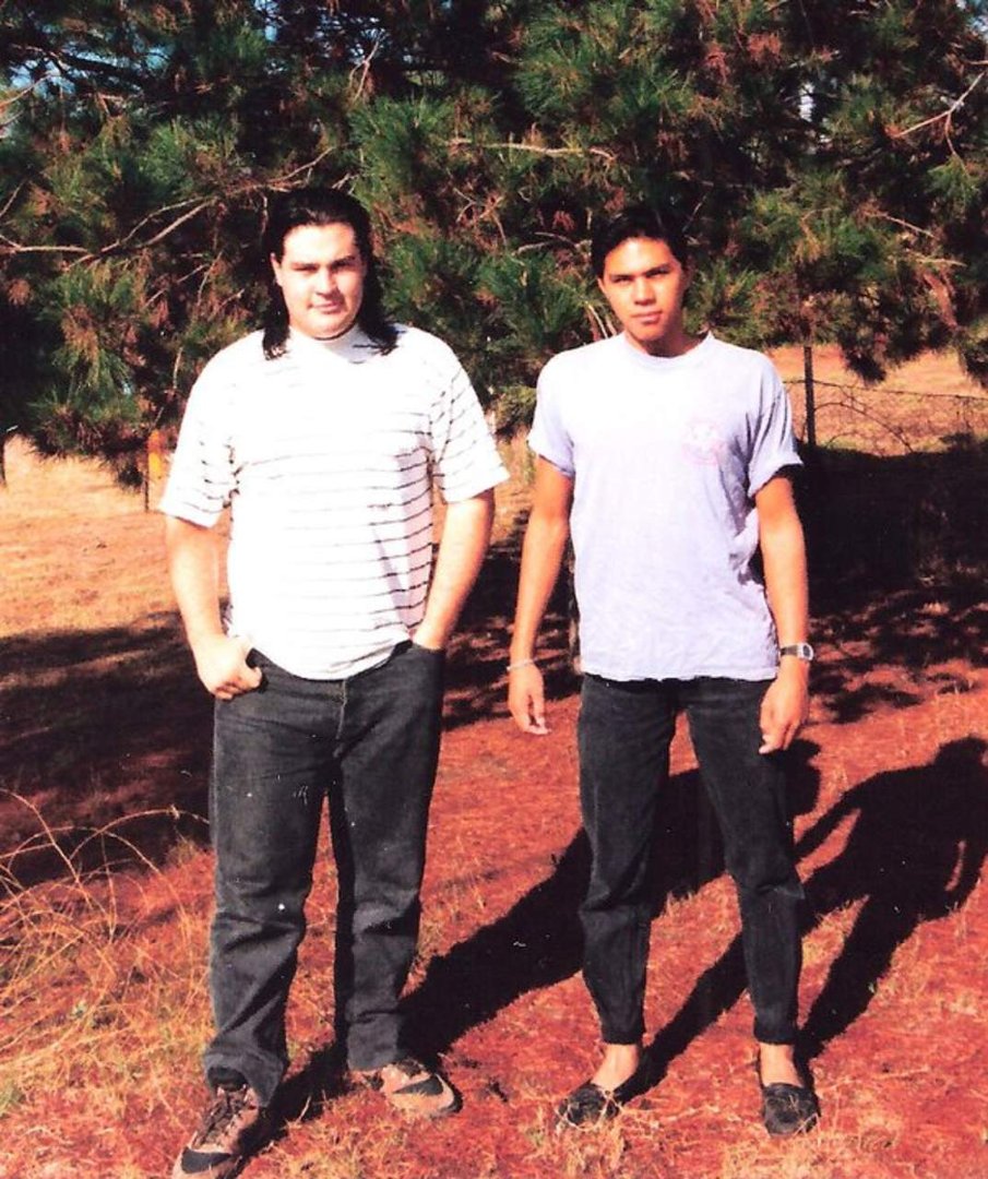 Jan Shadburne's album, January 1992 - Mike and Jay