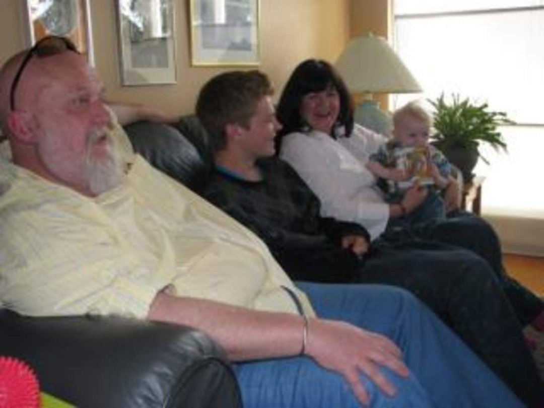 Mary Ann Hanes' album, Stuart's big visit