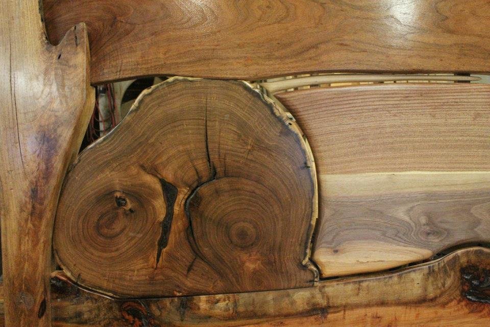 Rod Austin's album, bed headboard
