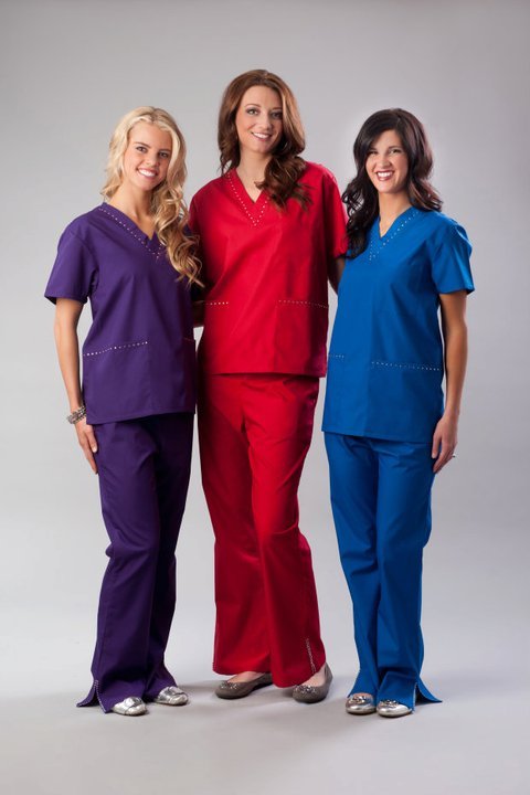 Shauna Frazier's album, Scrubilicious Delectable Apparel..... Scrubs with Bling!!