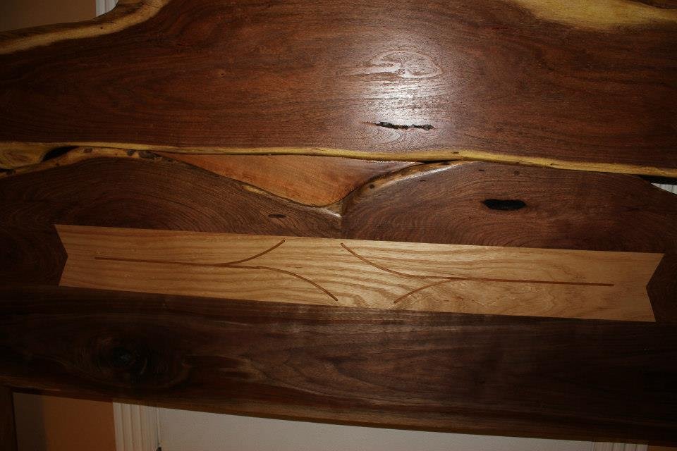 Rod Austin's album, bed headboard