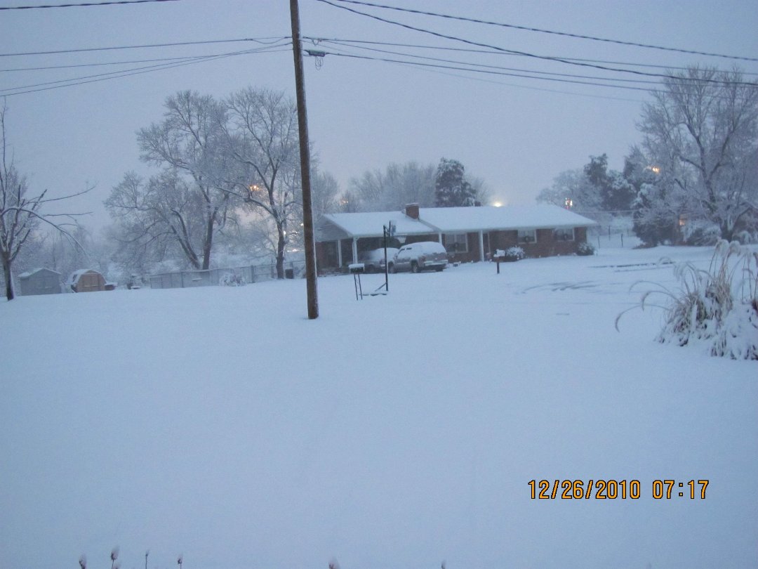 Donna Austin's album, Christmas snow in North Carolina 2010