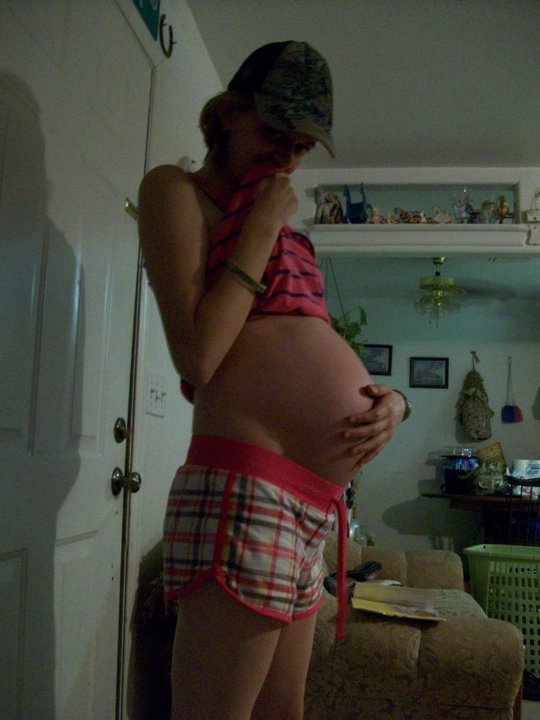 Debra Brown's album, jessica's pregnant belly