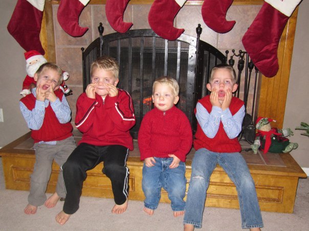 Chad Conover's album, 4 boys at Christmas 2009