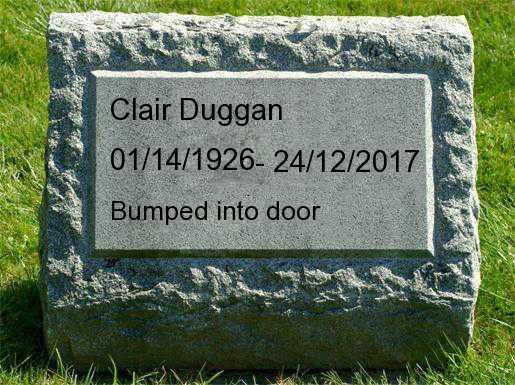Clair Duggan's album, How Your Death Will Happen?