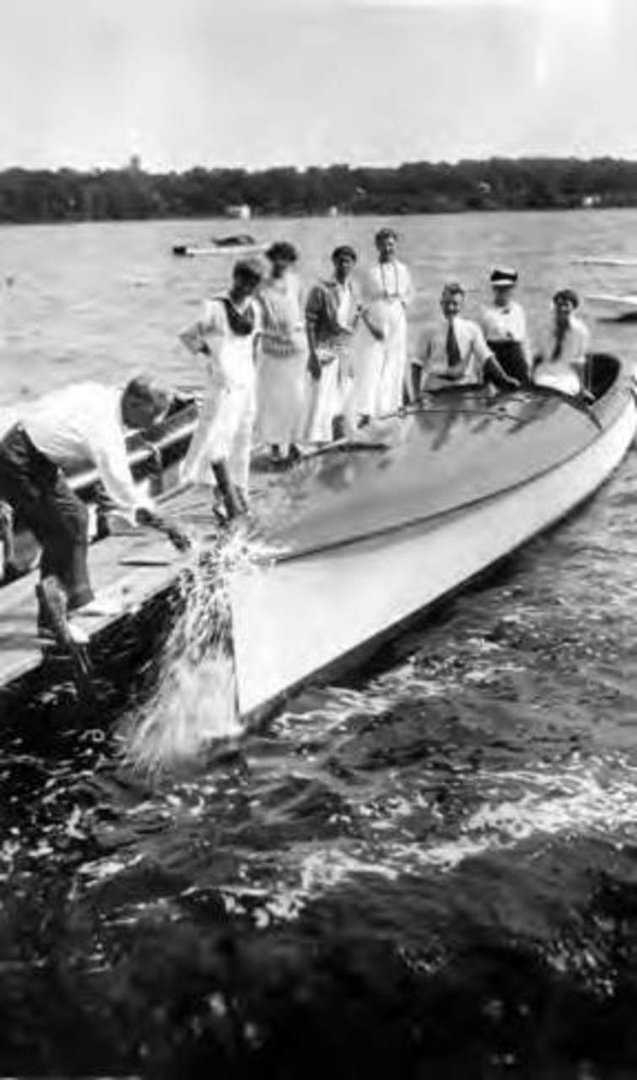 Jerry Webb's album, John Hafer Boats Spirit Lake Iowa