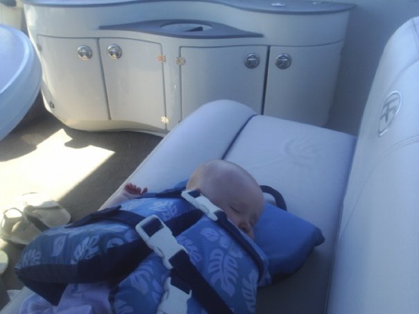Carl Stevens' album, Taylor Brooke's first boat ride