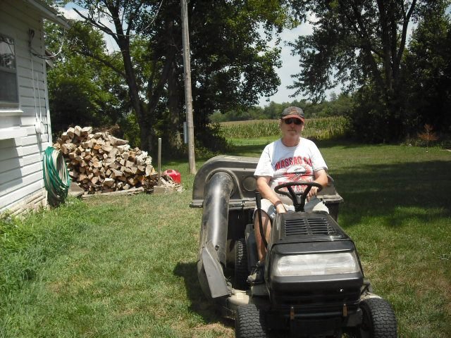 John H Webb's album, John Webb's used lawn mower