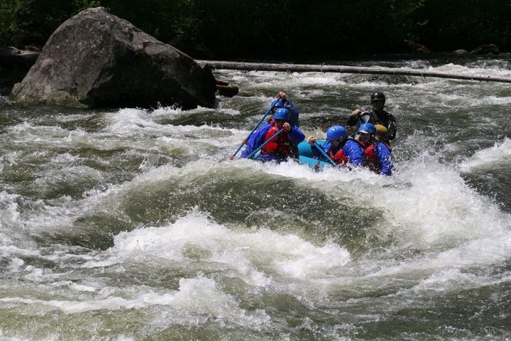Mike Reed's album, white water trip on klickitat river