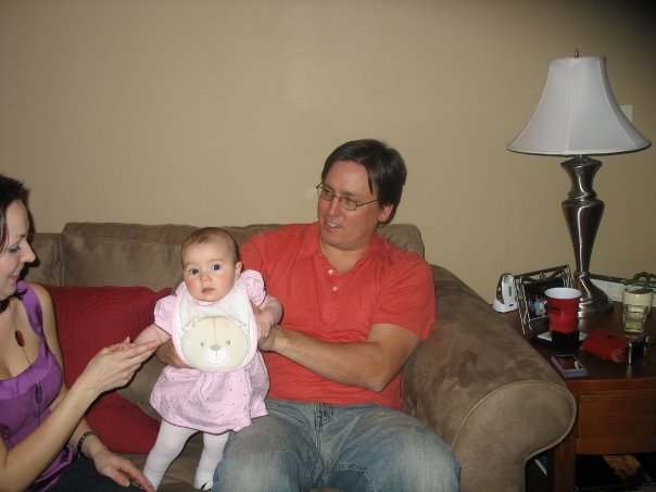 Carol Lowing's album, early Easter with Mia