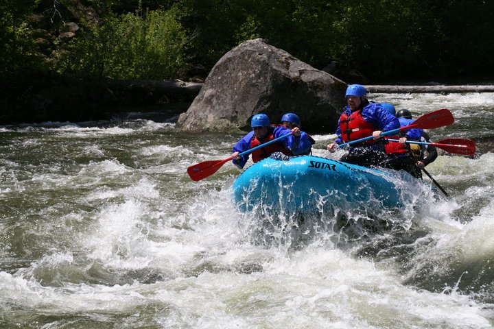 Mike Reed's album, white water trip on klickitat river