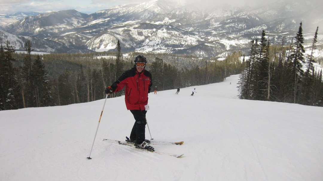 Esther Zaretsky's album, skiing in Montana