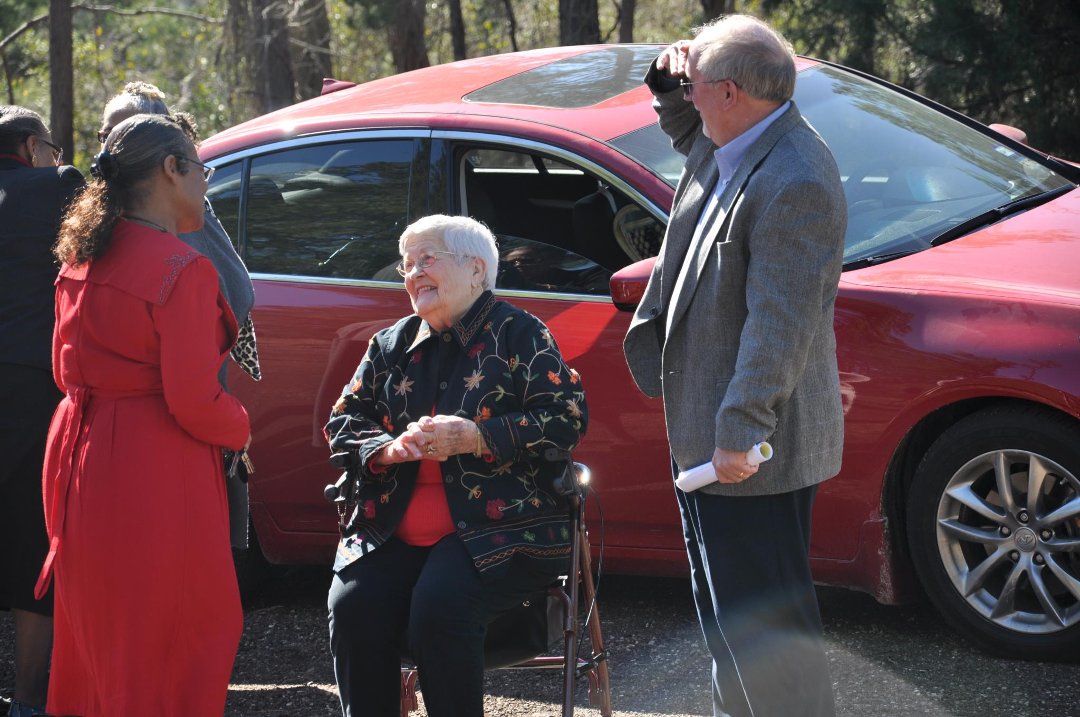 Reginald Archer's album, Bill Kelley & Dinah Rush Historical Marker Dedication