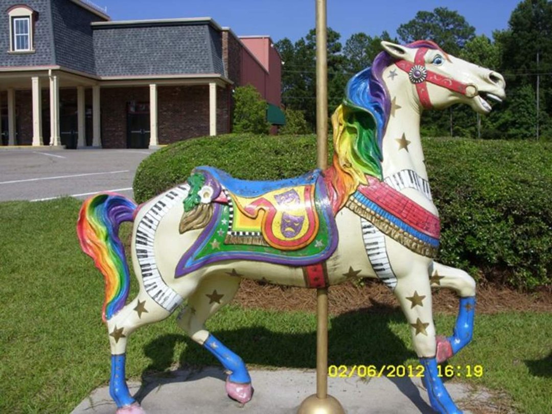 Jean McLain's album, Girls at the MLT Carousel Horse