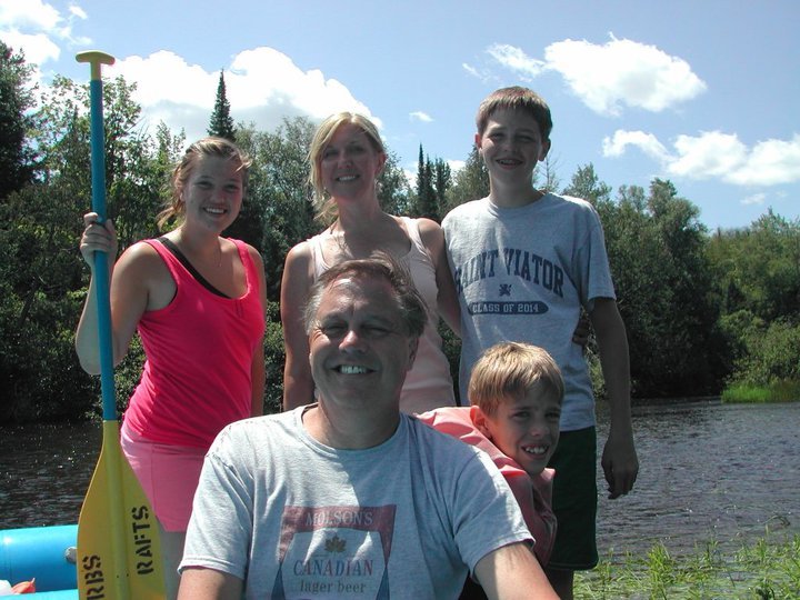 Ray Lang's album, Wolf River, Wisconsin rafting