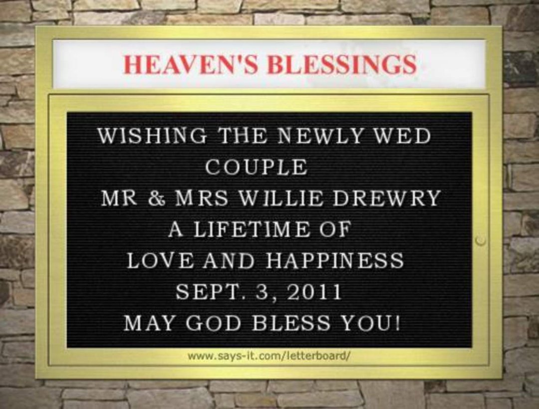Sonya Self's album, Angie & Willie Drewry Wedding