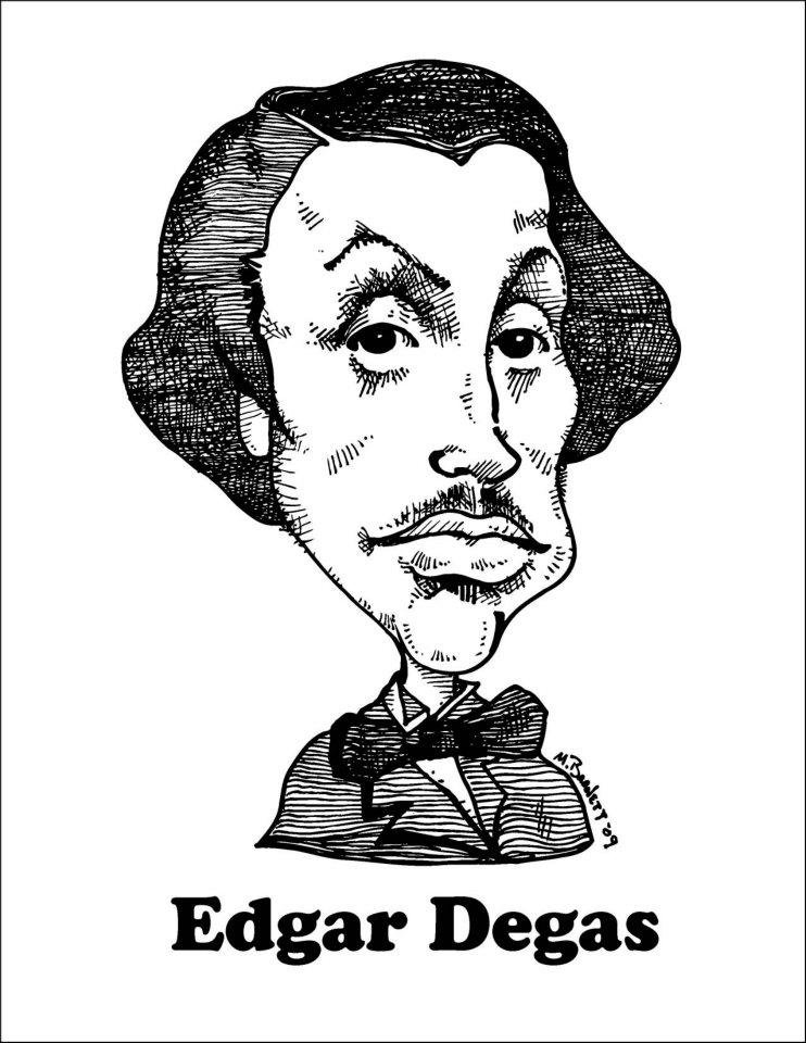 Mike Barnett's album, Mike's Line Art Caricatures