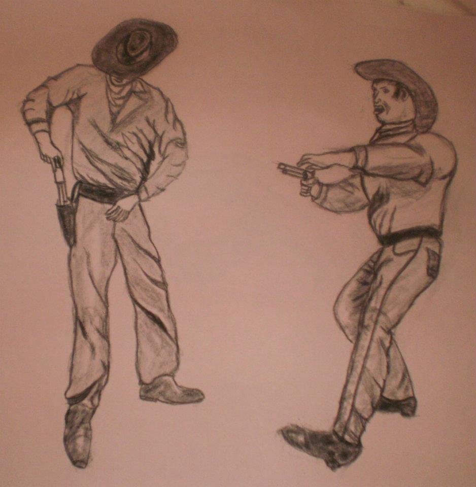 Melvin Allen's album, My school drawings