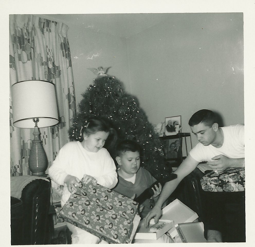Wanda Adams' album, Adams family in black and white