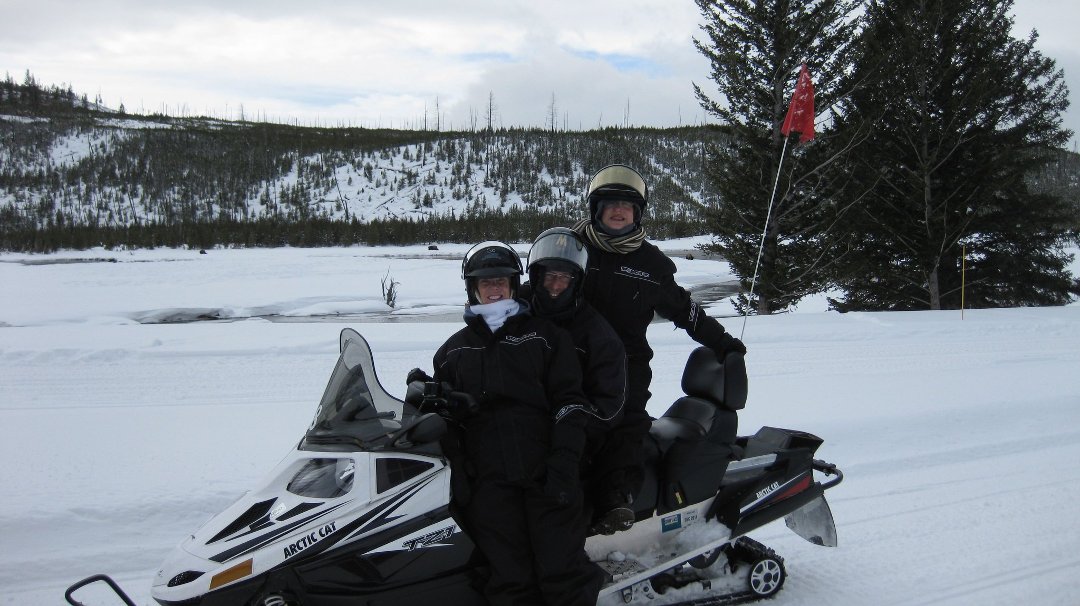 Esther Zaretsky's album, skiing in Montana