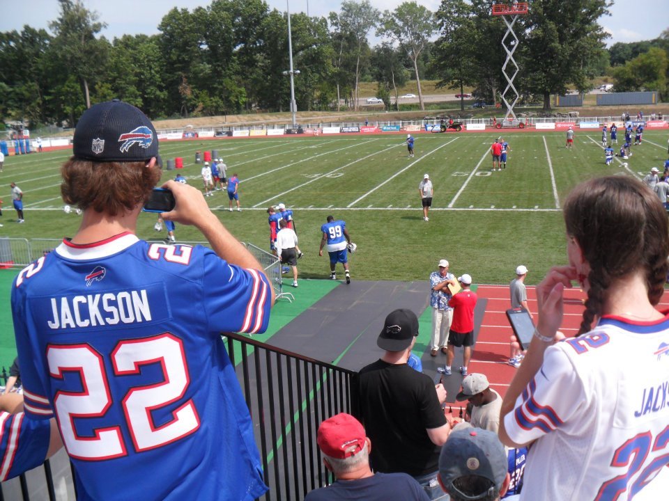 ken charron's album, bills training camp