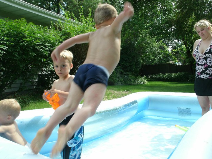 Cecelia Van Over's album, pool time
