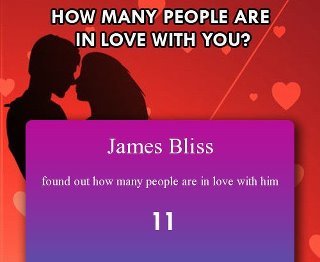 James Bliss' album, The people in love with you Photos