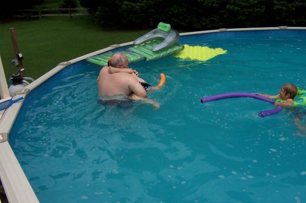 Doris Frick's album, more pool pictures