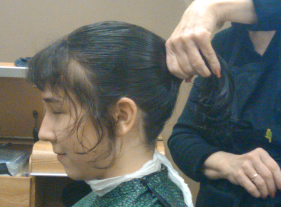 Jerri Andreasen's album, Maya's new 'do