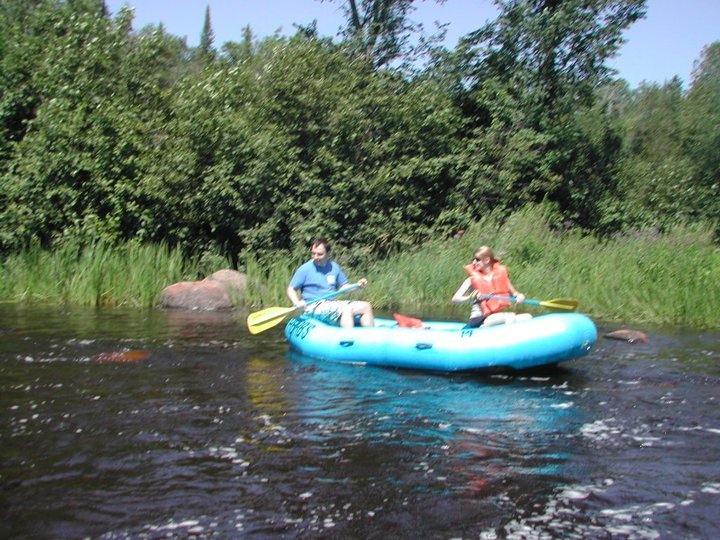Ray Lang's album, Wolf River, Wisconsin rafting