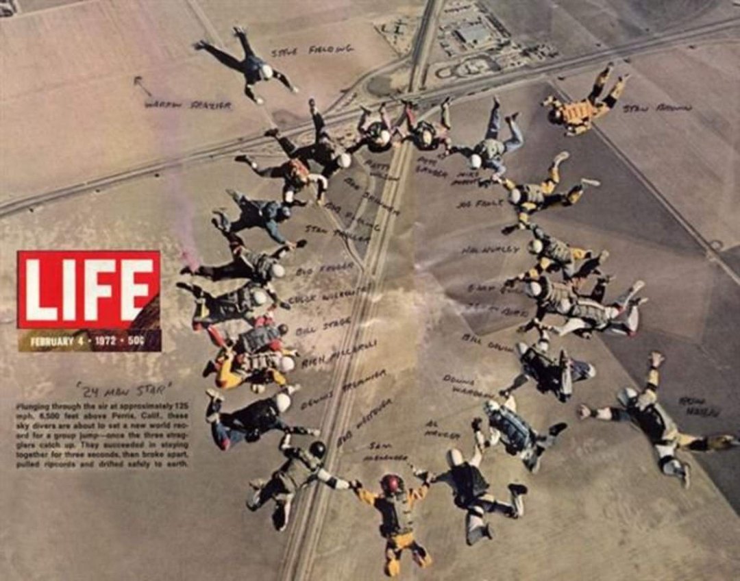 Charles Wickliffe's album, Ancient Skydiving Photos