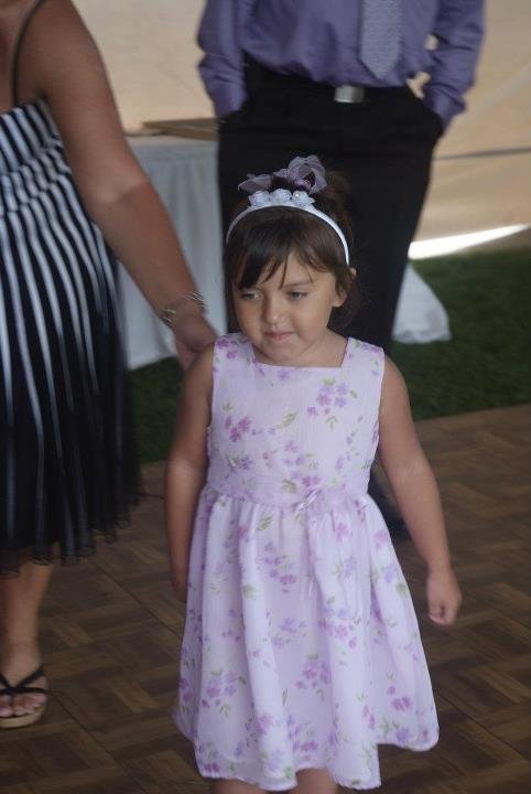 Peggy Wright's album, Aliyha at Amber and Brent's Wedding