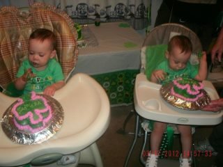 Joe-Carol Burchell's album, saffiera and athena's 1st b-day